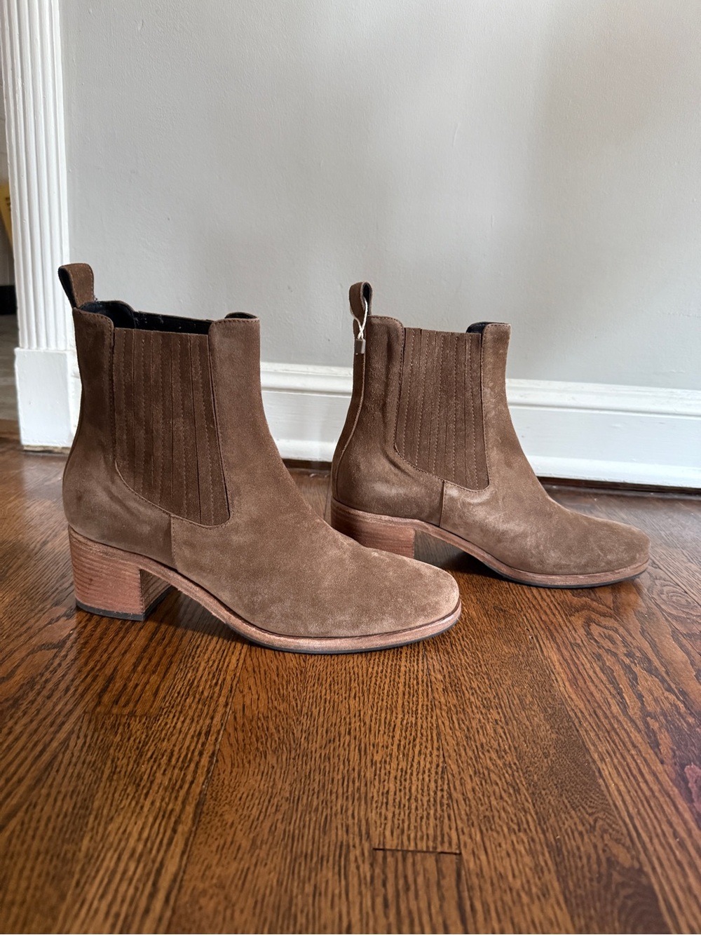 NWOT Bruglia Cachemire Ankle Boots in Tabac, sz 40 (US 9)